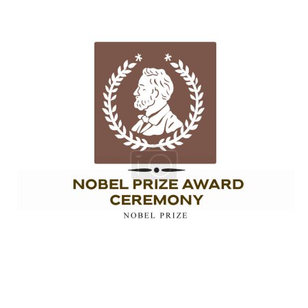 Ilustración de Premio Noble Día del Premio Diseño de ilustración vectorial - Imagen libre de derechos