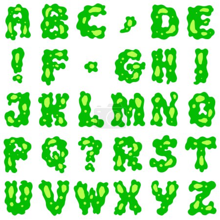 Snot or Germ Gross Slimy ABC Alphabet Lettering 