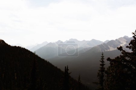 Photo for Banff, is a picturesque town nestled within the stunning landscapes of Alberta, Canada. Its natural beauty, coupled with opportunities for outdoor adventures like hiking and skiing, makes Banff a sought-after destination for nature enthusiasts. - Royalty Free Image