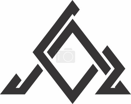 Téléchargez les illustrations : Illustration graphique vectorielle du logo AS Piramid - en licence libre de droit