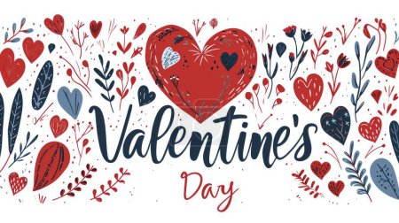 Téléchargez les photos : Happy Valentine's Day Sale Affiche ou bannière - en image libre de droit