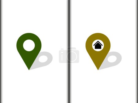 Illustration for Maps Point 3D Vector Design - Royalty Free Image