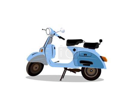 Illustration for Indian scooter vector illustration - Royalty Free Image