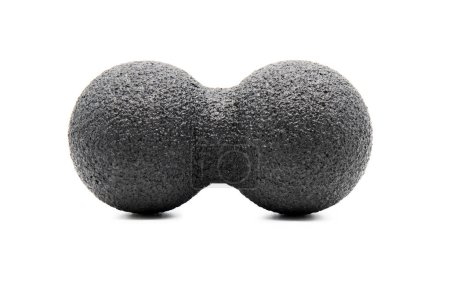 single double fascia ball in front of white background, black color, product