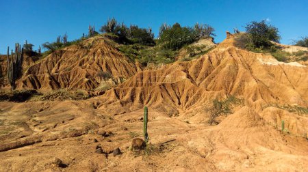 Téléchargez les photos : Vue panoramique du désert de Tatacoa à Villavieja - Huila - Col - en image libre de droit