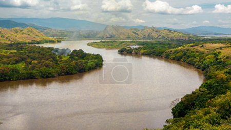 Magdalena River Basin during the day in Gigante - Huila - Colombia