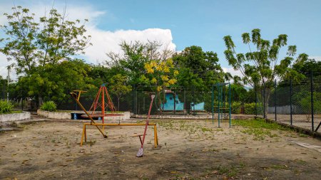 Spielplatz für Kinder in der ländlichen Gegend von Natagaima, Südkolumbien