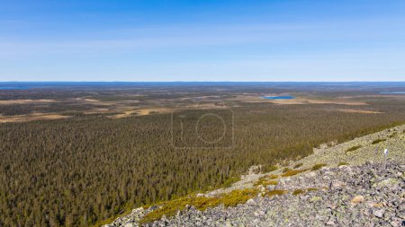 Landschaft von Lappland, Finnland während der Sommersaison
