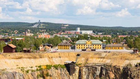 Suède, Falun, mine de cuivre Falun, site du patrimoine mondial de l'UNESCO