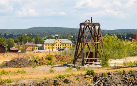 Suède, Falun, mine de cuivre Falun, site du patrimoine mondial de l'UNESCO
