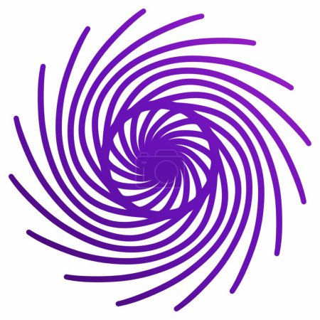 Photo for Purple swirl design on white background - Royalty Free Image