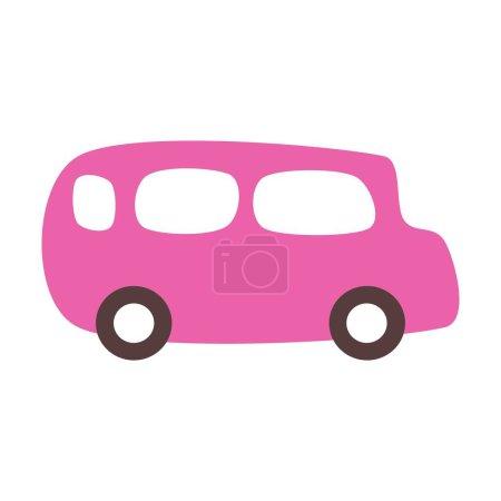 Illustration for Car icon vector illustration, cartoon vehicle set of automobile transport in a flat color - Royalty Free Image