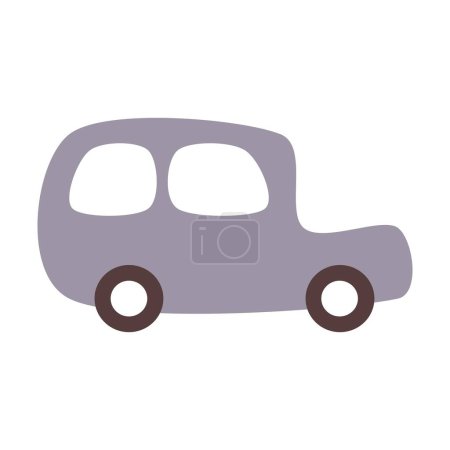 Illustration for Car icon vector illustration, cartoon vehicle set of automobile transport in a flat color - Royalty Free Image