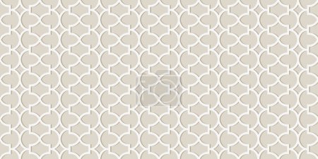 Mosaik Arabisch nahtlose Textur Muster auf weißem Hintergrund