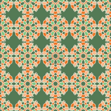 Moroccan seamless pattern background