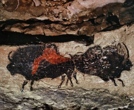 Foto de Las cuevas de Lascaux son cuevas decoradas con pinturas paleolíticas, consideradas uno de los testimonios más importantes del arte prehistórico (UNESCO) - Imagen libre de derechos