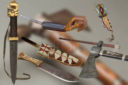 Native American Art - Weapons of War 