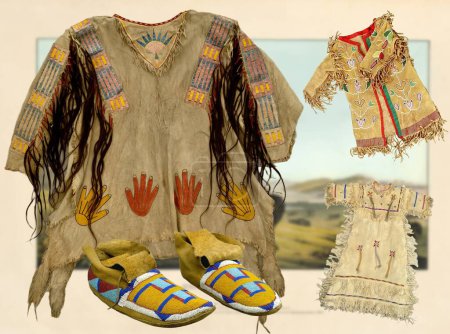 Indianische Kunst - Die ganz besondere und farbenfrohe Kleidung der indianischen Tradition
