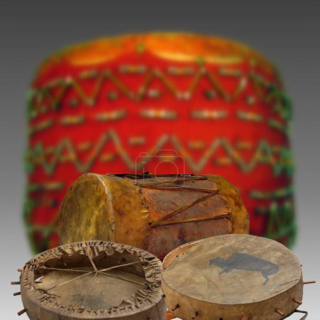 Arte nativo americano, tambores 