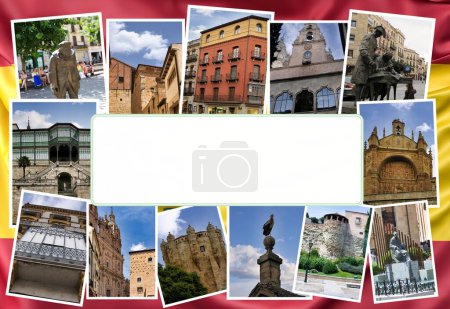 Foto de Salamanca (España) es una verdadera perla del turismo español, ciudad del arte y la cultura cuyo centro histórico forma parte del patrimonio de la UNESCO ( - Imagen libre de derechos
