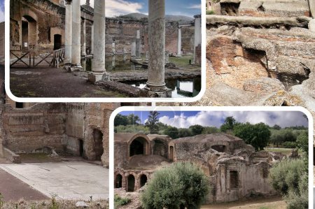 Construite par l'empereur romain Hadrien, la Villa d'Hadrien (Tivoli, Rome) est l'un des plus beaux sites archéologiques de la Rome antique.  