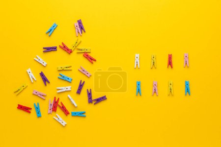 Photo for Chaos analysis and organization in order. - Royalty Free Image