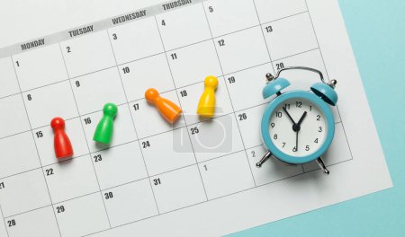 Concept of four-day work week, modern approach to doing business. Effectiveness of employees (employees).-stock-photo