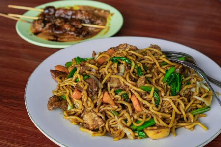 Chicken Fried Noodles. Asian food