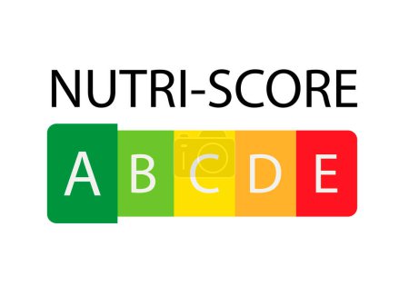 Téléchargez les illustrations : Note A sur l'étiquette du score nutritionnel ou nutri-score. - en licence libre de droit