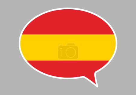 Sandwich hispanophone avec le drapeau d'Espagne.