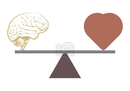 Gleichgewicht zwischen Gehirn und Herz