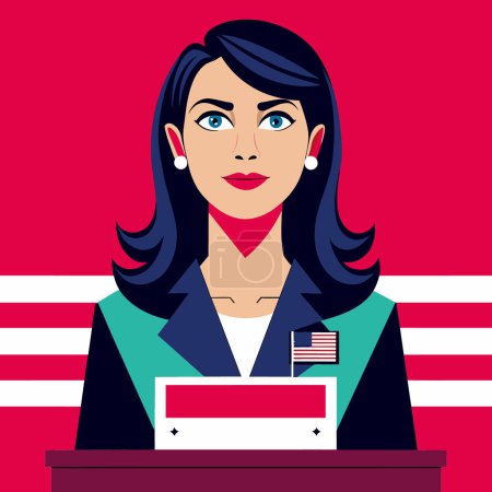 Téléchargez les photos : Nikki Haley, une femme politique, s'adresse à une conférence avant les élections présidentielles - en image libre de droit