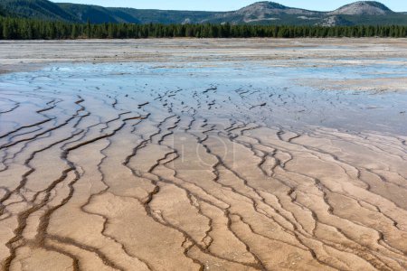 Foto de Formaciones geotérmicas en el Parque Nacional Yellowstone - Imagen libre de derechos
