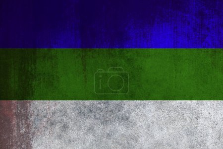 Foto de Bandera de Komi, Bandera de tela de Komi. Antártida Bandera Nacional, Tela y Textura Imagen de Komi. - Imagen libre de derechos