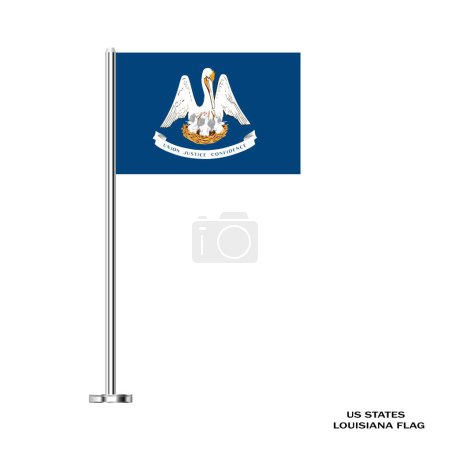 Téléchargez les photos : Drapeau de la Louisiane, Louisiane Drapeau, États-Unis État de la Louisiane Illustration du drapeau, États-Unis, drapeau de la Louisiane. - en image libre de droit