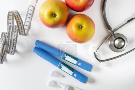 Ozempic Insulin Injection Pen oder Insulin Patronenstift für Diabetiker. Medizinische Geräte für Diabetes-Parients. 