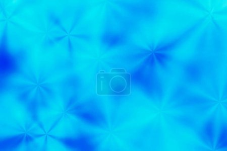Photo for Abstract illustration. Winter blue background with glowing stars. High quality photo - Royalty Free Image