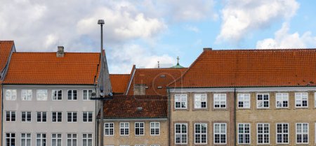 Photo for Traditional old houses on the street in Copenhagen. High quality photo - Royalty Free Image
