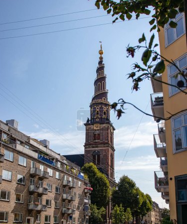  Die evangelisch-lutherische Erlöserkirche in Kopenhagen, Dänemark. Glaube und Religionskonzept. 