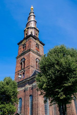  Die evangelisch-lutherische Erlöserkirche in Kopenhagen, Dänemark. Glaube und Religionskonzept. 