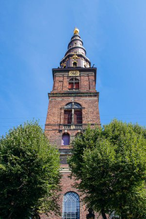 La Iglesia Evangélica Luterana Nuestro Salvador en Copenhague, Dinamarca. Concepto de fe y religión. 