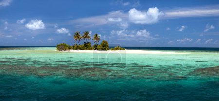 Photo for Exotic Travel Destination on a Small Desert Island - Royalty Free Image