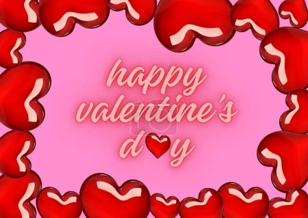 Téléchargez les photos : Joyeuse carte Saint Valentin. - en image libre de droit