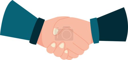 Illustration for A hand shaking another hand - Royalty Free Image