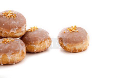 Photo for Donuts isolated on white background. - Royalty Free Image