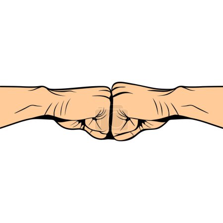 fist pump greeting hand gesture vector illustration, gerakan tangan salam tinju tinju, fighting fist vector