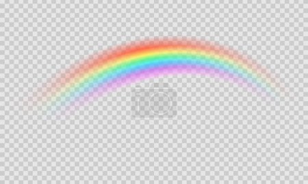 Foto de Vector colorido arco iris decorativo estilo realista - Imagen libre de derechos