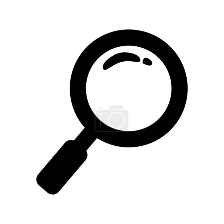 Téléchargez les illustrations : Vecteur loupe icône zoom loupe signe trouver symbole vecteur outil - en licence libre de droit