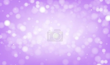 Vector purple background with glowing sparkle bokeh