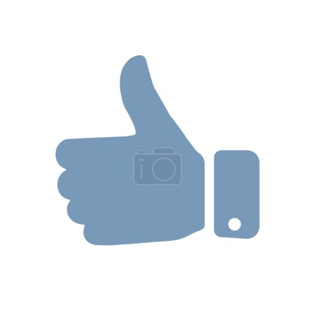 Vector thumb up symbol for your web site design